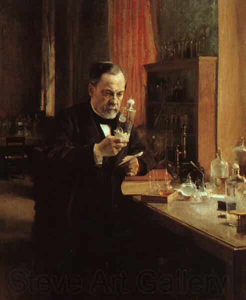 Albert Edelfelt Portrait of Louis Pasteur Norge oil painting art